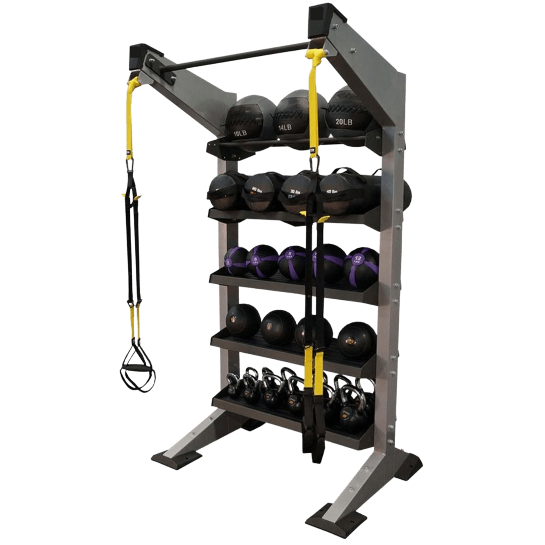 Suspension Trainer And Storage Rack